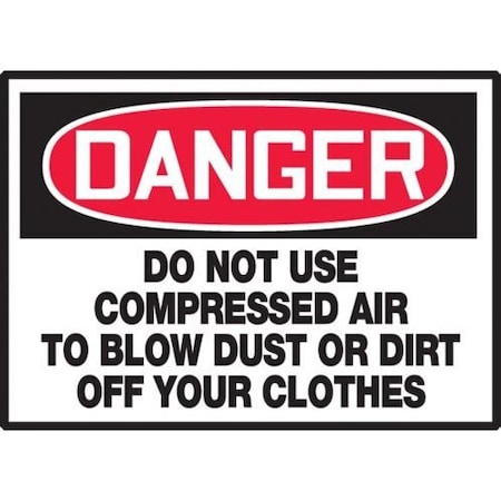 OSHA DANGER SAFETY LABEL DO NOT USE LEQM132XVE